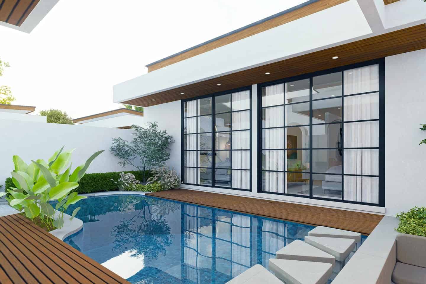 MODERN DESIGN 2 BEDROOM VILLA FOR SALE LEASEHOLD IN UNGASAN ULUWATU BE-1473 